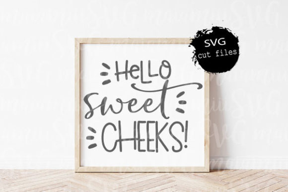 Funny Bathroom Sign, Hello Sweet Cheeks Review