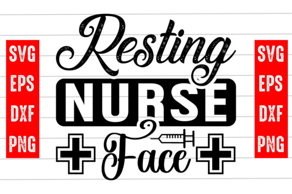 Resting Nurse Face Svg Design Review