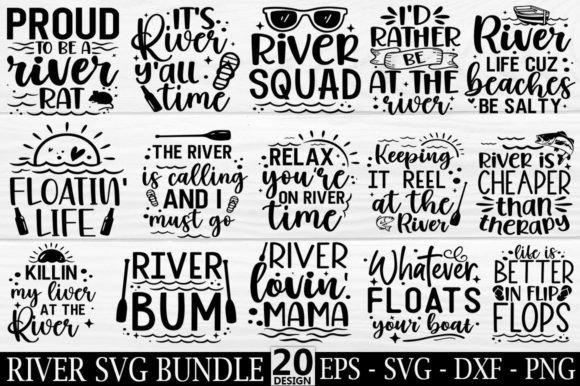 River SVG Design Bundle Summer SVG Review